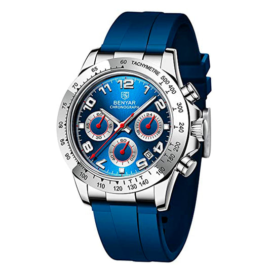 Reloj_ Benyar_Plateado_BEN-13 para Hombre
