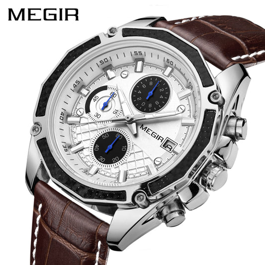Reloj_ MEGIR_Plateado_MEG-1 para hombre 