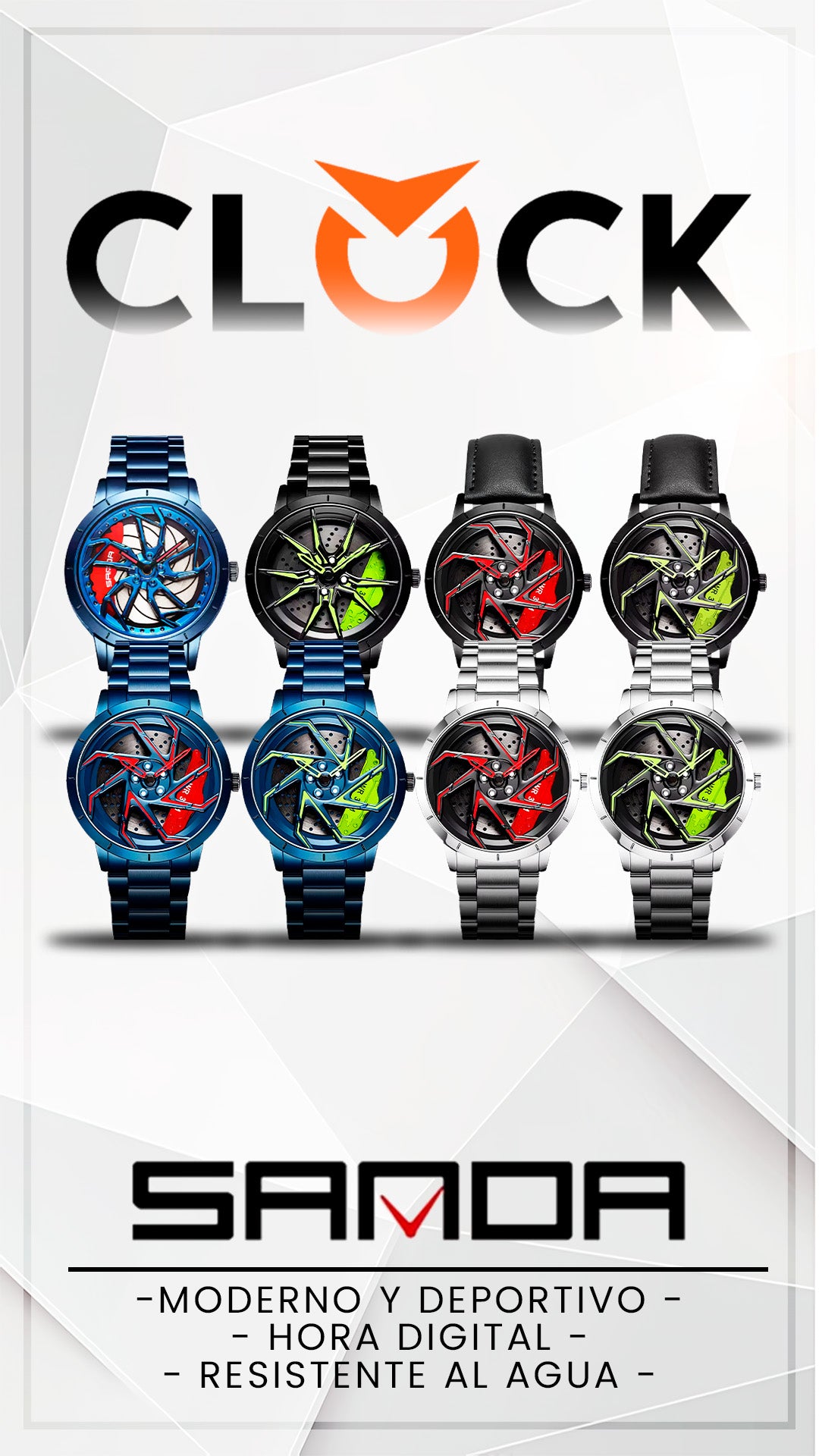 RELOJES SANDA ORIGINAL DEPORTIVO | SAN-122, SAN-123, SAN-132, SAN-133, SAN-134, SAN-135, SAN-136, SAN-137