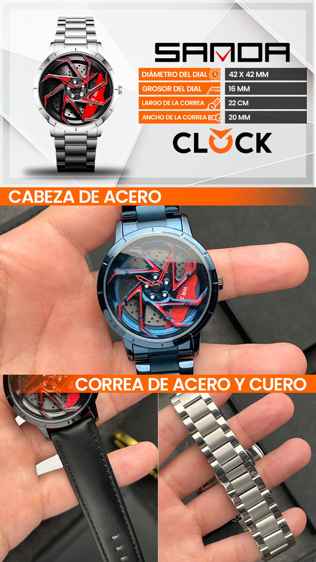 RELOJES SANDA ORIGINAL DEPORTIVO | SAN-122, SAN-123, SAN-132, SAN-133, SAN-134, SAN-135, SAN-136, SAN-137