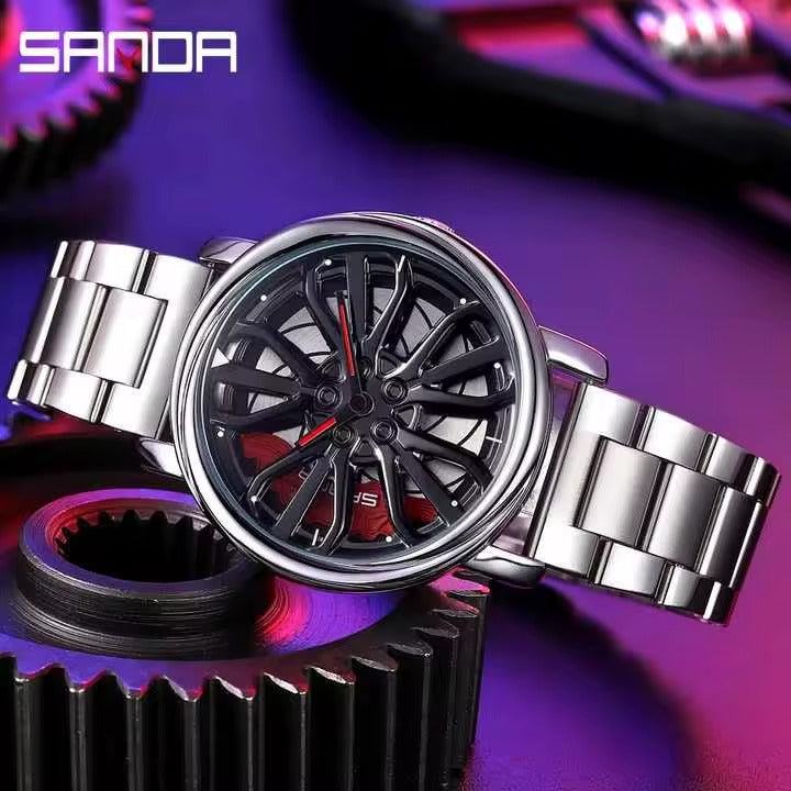 RELOJ SANDA 1057 - NEGRO Y PLATEADO | SAN-54, SAN-138