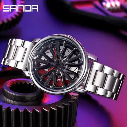 RELOJ SANDA 1057 - NEGRO Y PLATEADO | SAN-54, SAN-138