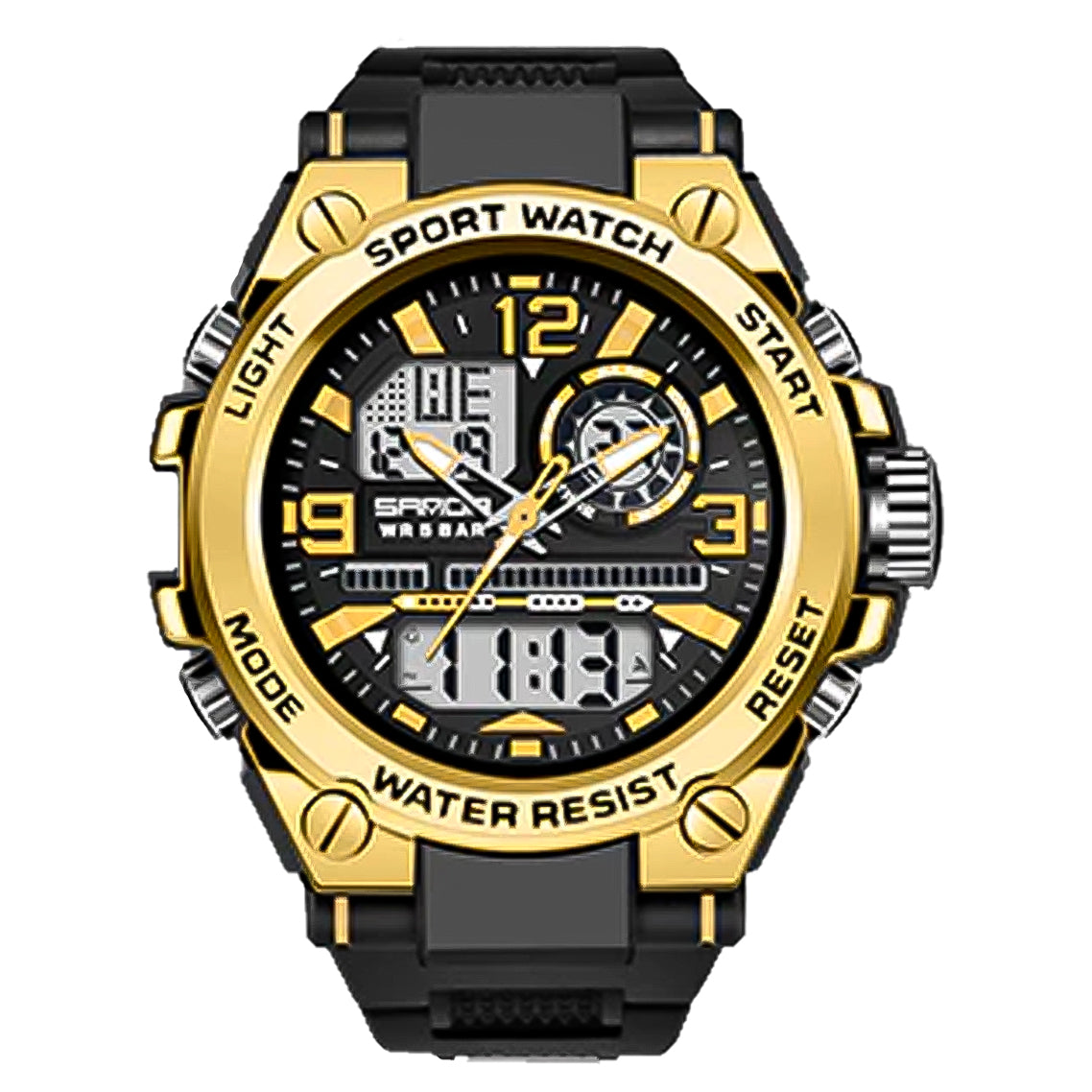 RELOJ SANDA ORIGINAL - NEGRO 6024 | SAN-14 | SAN-15 | SAN-128