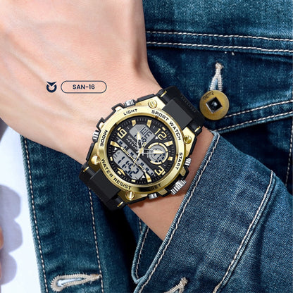 RELOJ SANDA ORIGINAL - NEGRO 6024 | SAN-14 | SAN-15 | SAN-128