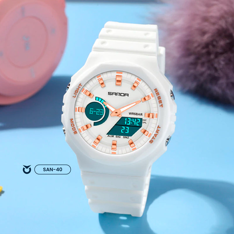 RELOJ SANDA COLORES VARIADOS 6016  | SKU: SAN-32, SAN-38, SAN-39, SAN-40