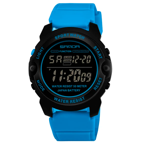 RELOJ SANDA EDICIÓN VERANO AZUL Y NEGRO | SAN-56