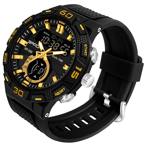 RELOJ SANDA HOMBRE AVENTURERO AMARILLO 2023 | SKU: SAN-70