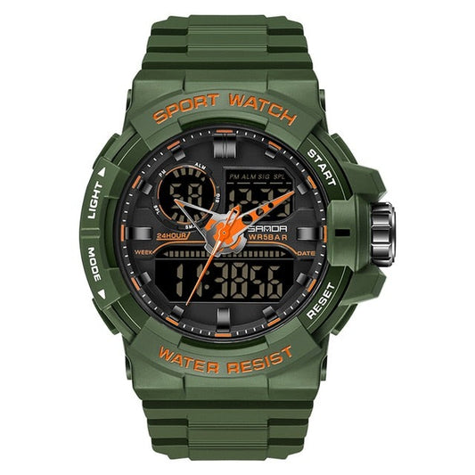 RELOJ SANDA MILITAR VERDE | SAN-106