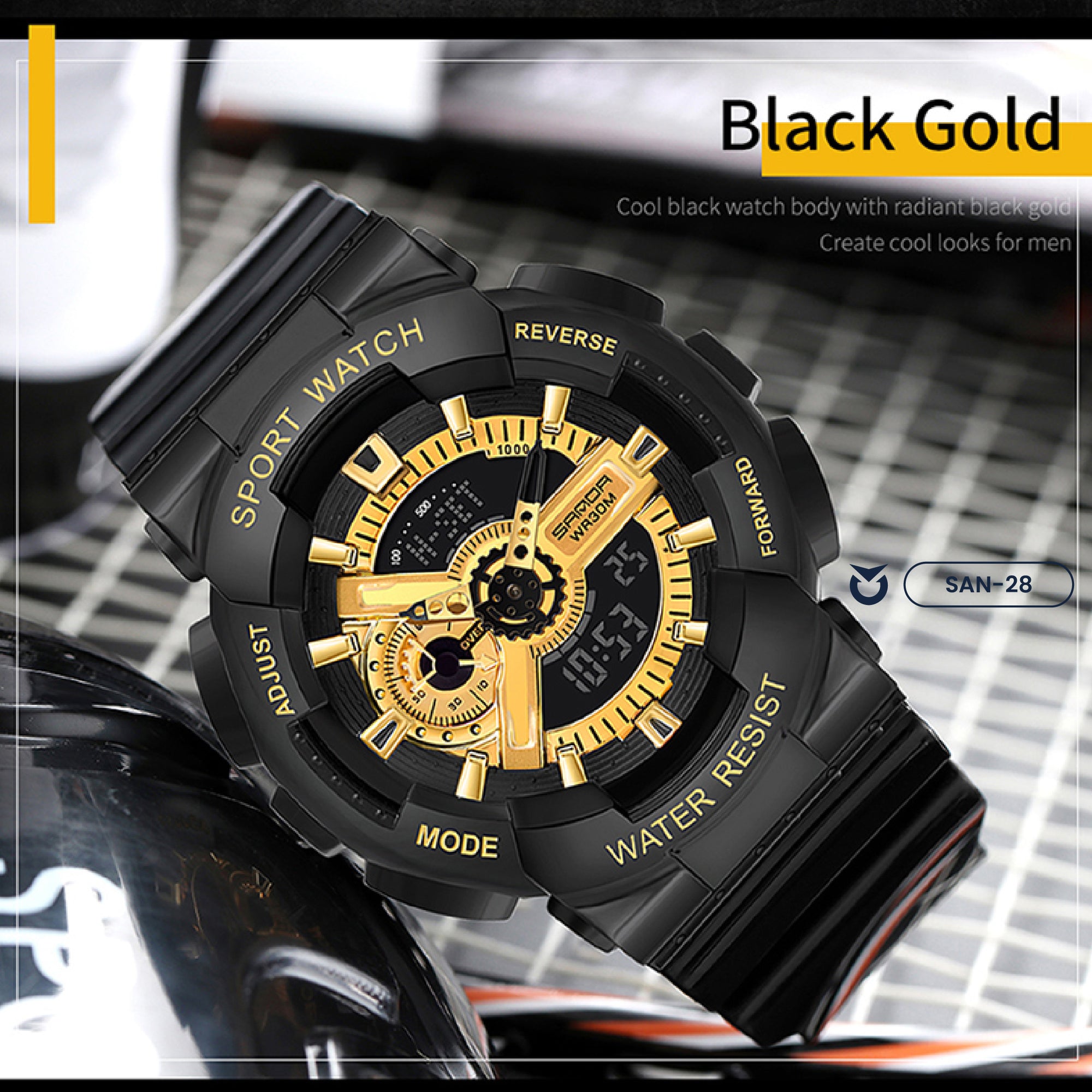 RELOJ SANDA COLORES VARIADOS | SAN-57 - WEI-1 - SAN-28 - SAN-29 - SAN-42 - SAN-43