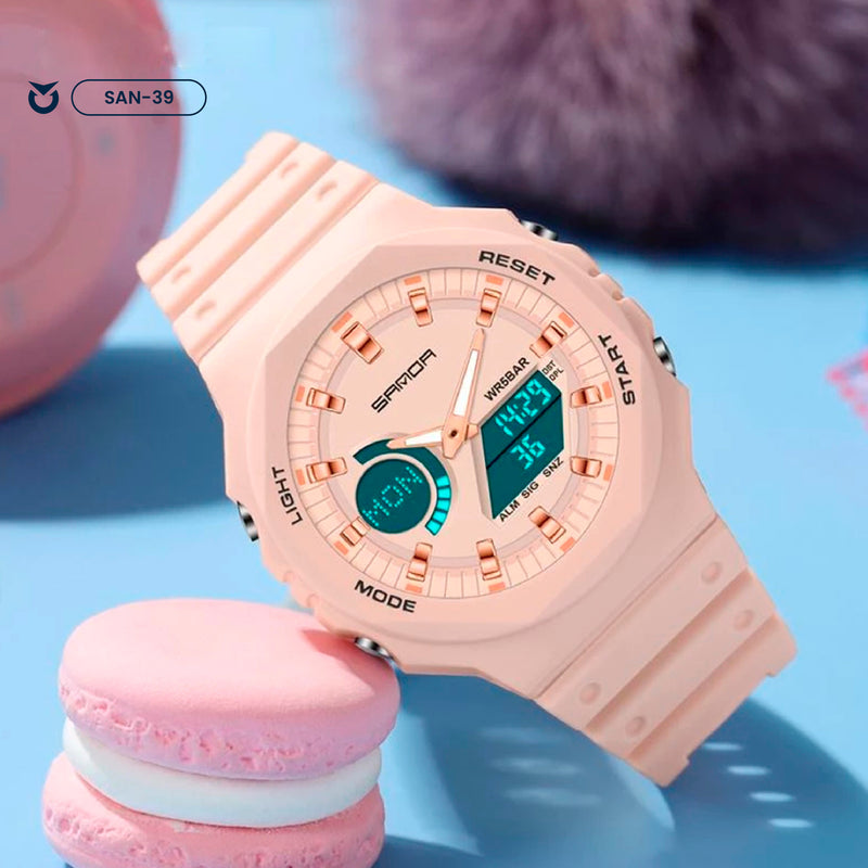 RELOJ SANDA COLORES VARIADOS 6016  | SKU: SAN-32, SAN-38, SAN-39, SAN-40