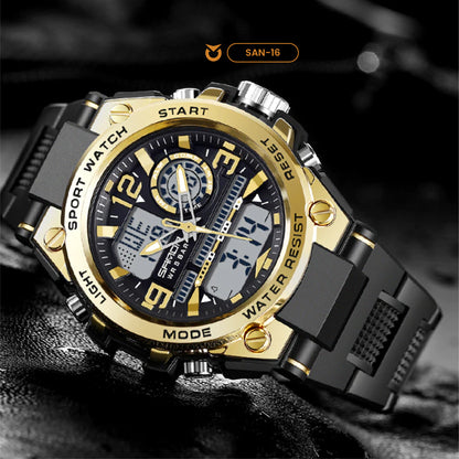 RELOJ SANDA ORIGINAL - NEGRO 6024 | SAN-14 | SAN-15 | SAN-128