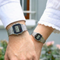 A159W / LA-670 | RELOJ CASIO DE ACERO PARA PAREJA | SKU: CAS-45/CAS-143
