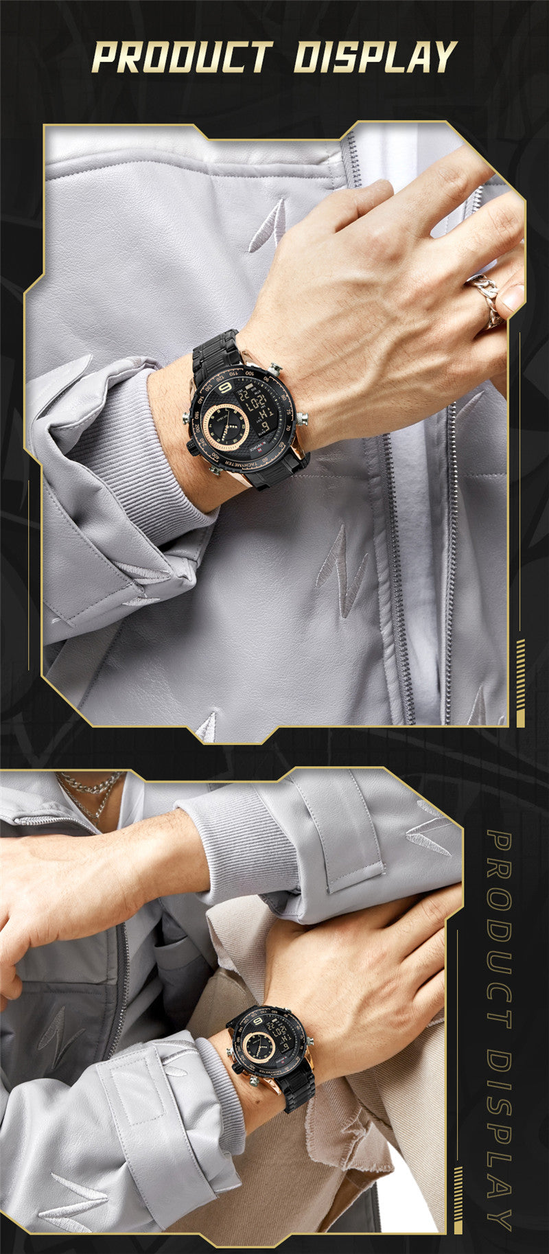 RELOJ NAVIFORCE - NEGRO ESFERA | NAV-87