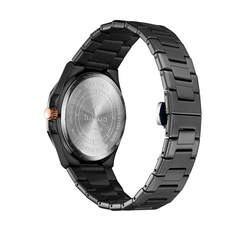 Reloj de Correa de Acero
Movimiento de cuarzo 
Tear Trace 6038
Para hombre