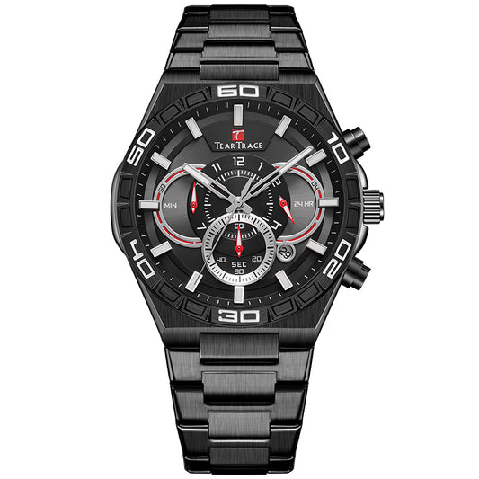 RELOJ TEARTRACE TT6037 ORIGINAL - DORADO NEGRO Y AZUL | TEA-16, TEA-17, TEA-19