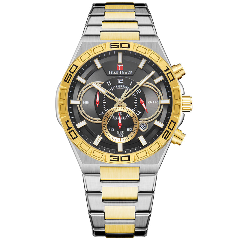 RELOJ TEARTRACE TT6037 ORIGINAL - DORADO NEGRO Y AZUL | TEA-16, TEA-17, TEA-19