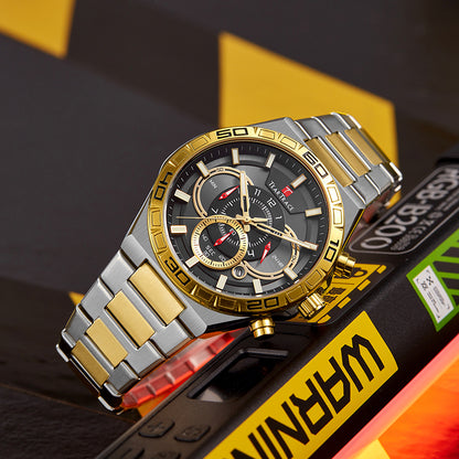 RELOJ TEARTRACE TT6037 ORIGINAL - DORADO NEGRO Y AZUL | TEA-16, TEA-17, TEA-19