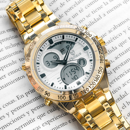 RELOJ TEMEIS ORIGINAL 3160 DORADO BLANCO ROJO PLATEADO AZUL | TEM-17, TEM-18, TEM-19, TEM-20, TEM-21