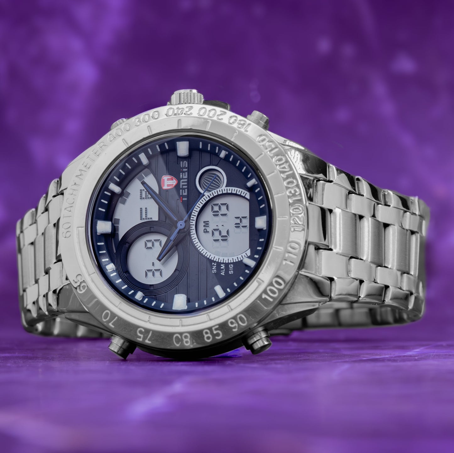 RELOJ TEMEIS ORIGINAL 3160 DORADO BLANCO ROJO PLATEADO AZUL | TEM-17, TEM-18, TEM-19, TEM-20, TEM-21