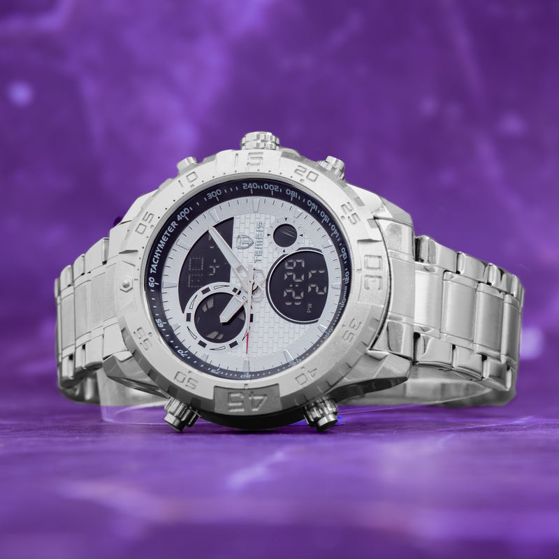RELOJ TEMEIS ORIGINAL - CASUAL BLANCO PLATEADO NEGRO DORADO 3206 | TEM-22, TEM-23, TEM-24, TEM-25
