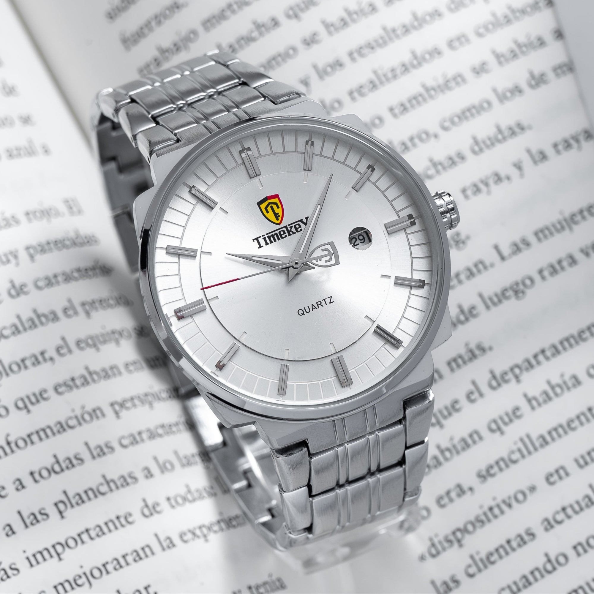 RELOJ TIMEKEY 3064 ORIGINAL ELEGANTE DORADO Y PLATEADO | TIM-11 Y TIM-12
