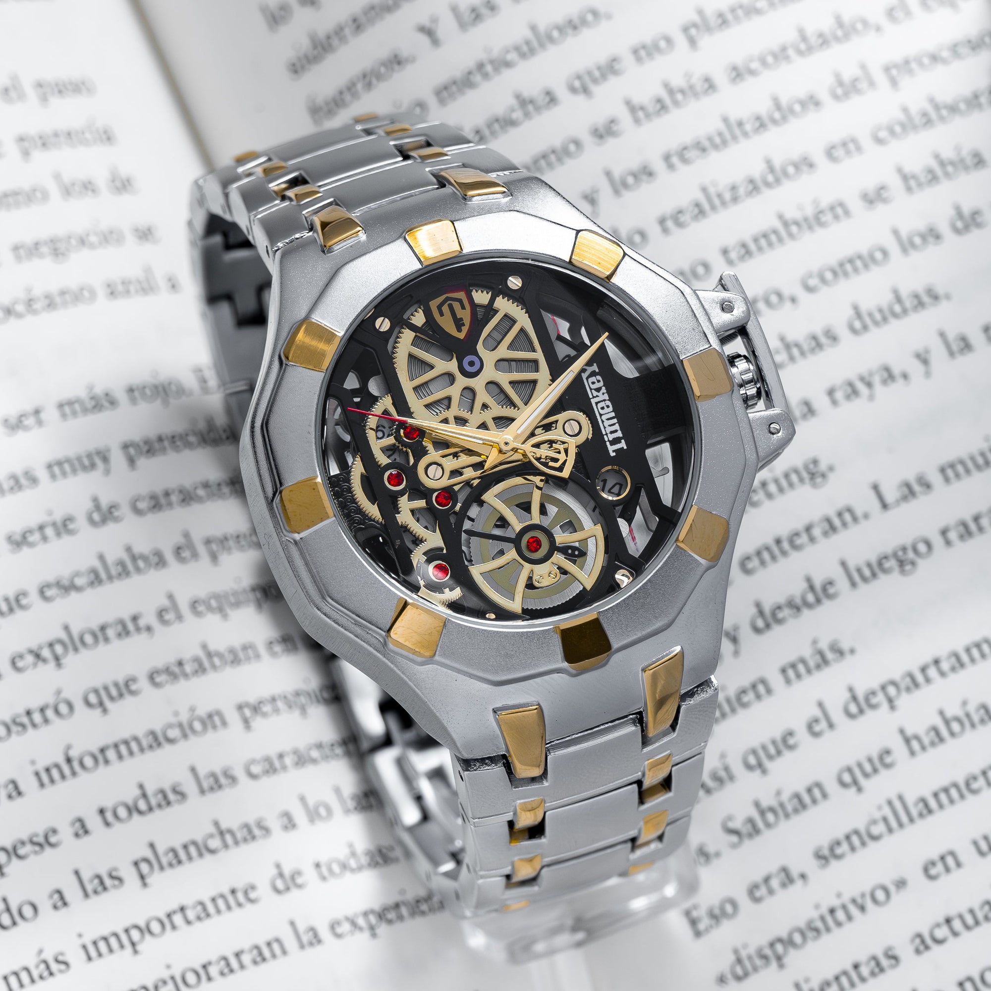 RELOJ TIMEKEY 3068 ORIGINAL DORADO, NEGRO Y PLATEADO | TIM-13, TIM-14, TIM-15