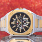 RELOJ TIMEKEY 3060 ORIGINAL ELEGANTE DORADO, PLATEADO Y NEGRO | TIM-6, TIM-7, TIM-8