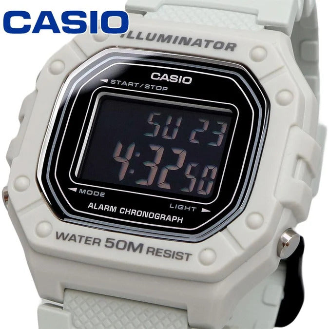 W-218H | RELOJ CASIO ORIGINAL DE GOMA DIGITAL | CAS-293, CAS-276, CAS-277, CAS-278, CAS-8, CAS-219, CAS-9