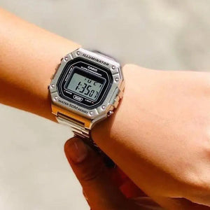 RELOJ CASIO ACERO DIGITAL W-218HD-1A | SKU: CAS-25