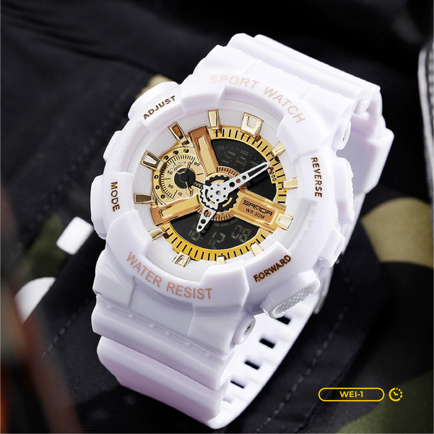 RELOJ SANDA COLORES VARIADOS | SAN-57 - WEI-1 - SAN-28 - SAN-29 - SAN-42 - SAN-43