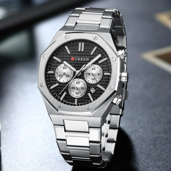 RELOJES CURREN ORIGINAL ELEGANTE PLATEADO | CUR-132 | CUR-133 | CUR-134