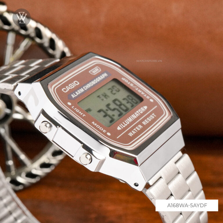 A168 | RELOJ CASIO ORIGINAL DE ACERO INOXIDABLE DIGITAL | CAS-272, CAS-146, CAS-149, CAS-148, CAS-150, CAS-147
