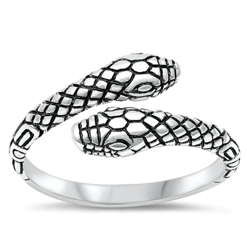 ANILLO SLIM SNAKE  PLATEADO | RIN-61