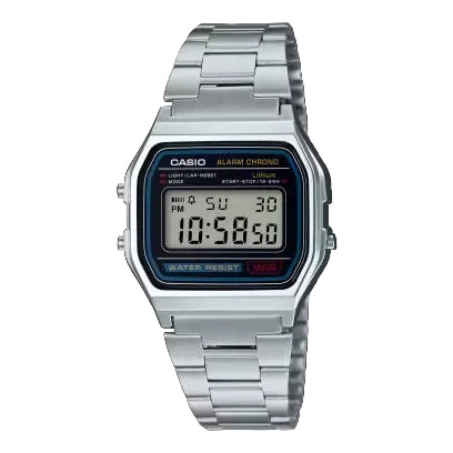 A158W / LA-670 | RELOJ CASIO DE ACERO PARA PAREJA | SKU: CAS-45/CAS-218