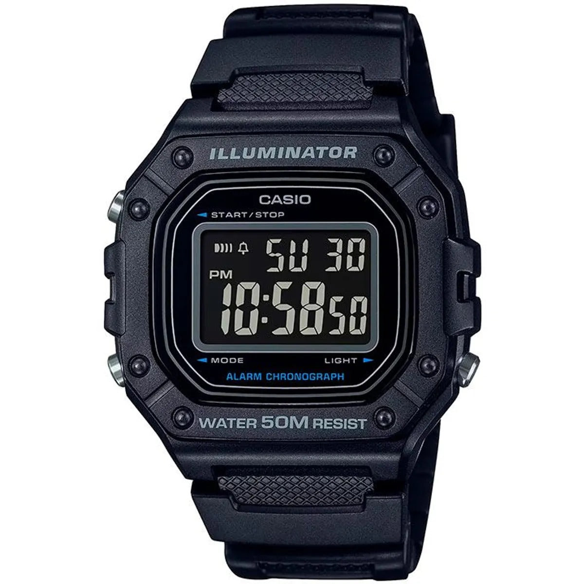 W-218H-1BVDF | RELOJ CASIO ORIGINAL DE RESINA | CAS-219