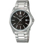 MTP-1183 | RELOJ CASIO ORIGINAL DE ACERO NEGRO/AZUL | CAS-221, CAS-222