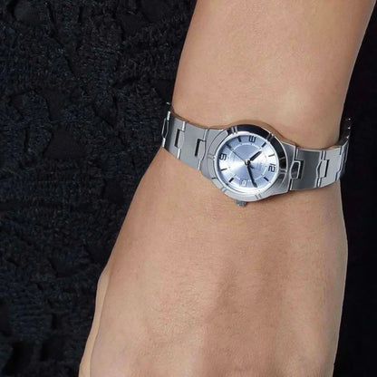 LTP-1241D | RELOJ CASIO ORIGINAL DE ACERO PLATEADO