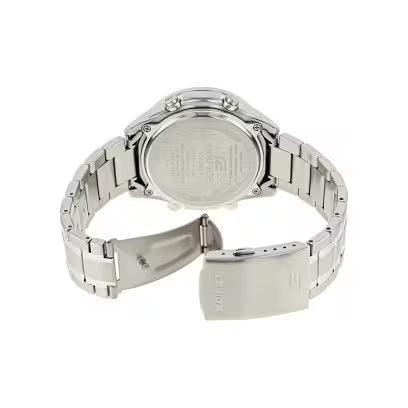 Reloj Casio Edifice EFV-C100D-2AV vista posterior con broche desplegable