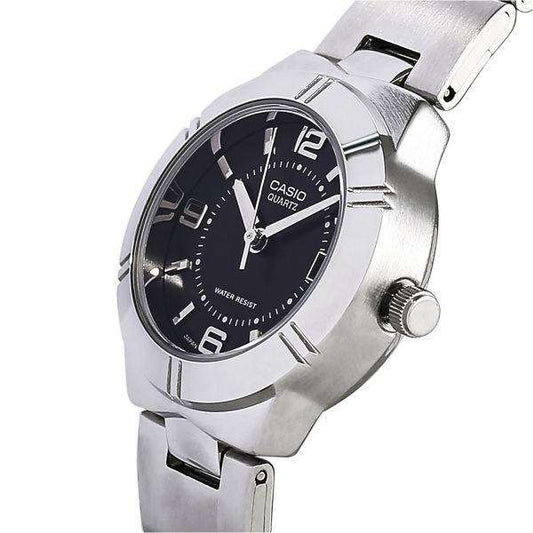 LTP-1241D | RELOJ CASIO ORIGINAL DE ACERO PLATEADO