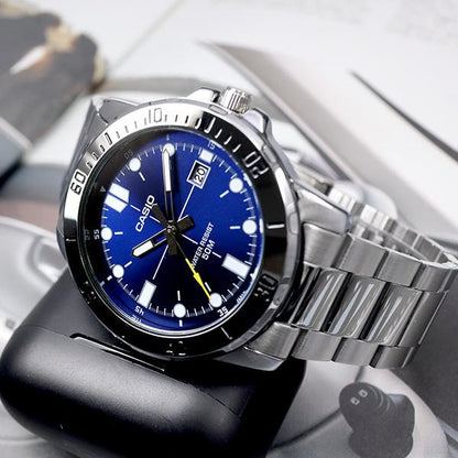 MTP-VD01D | RELOJ CASIO ORIGINAL DE ACERO / CUERO | CAS-265, CAS-269, CAS-270