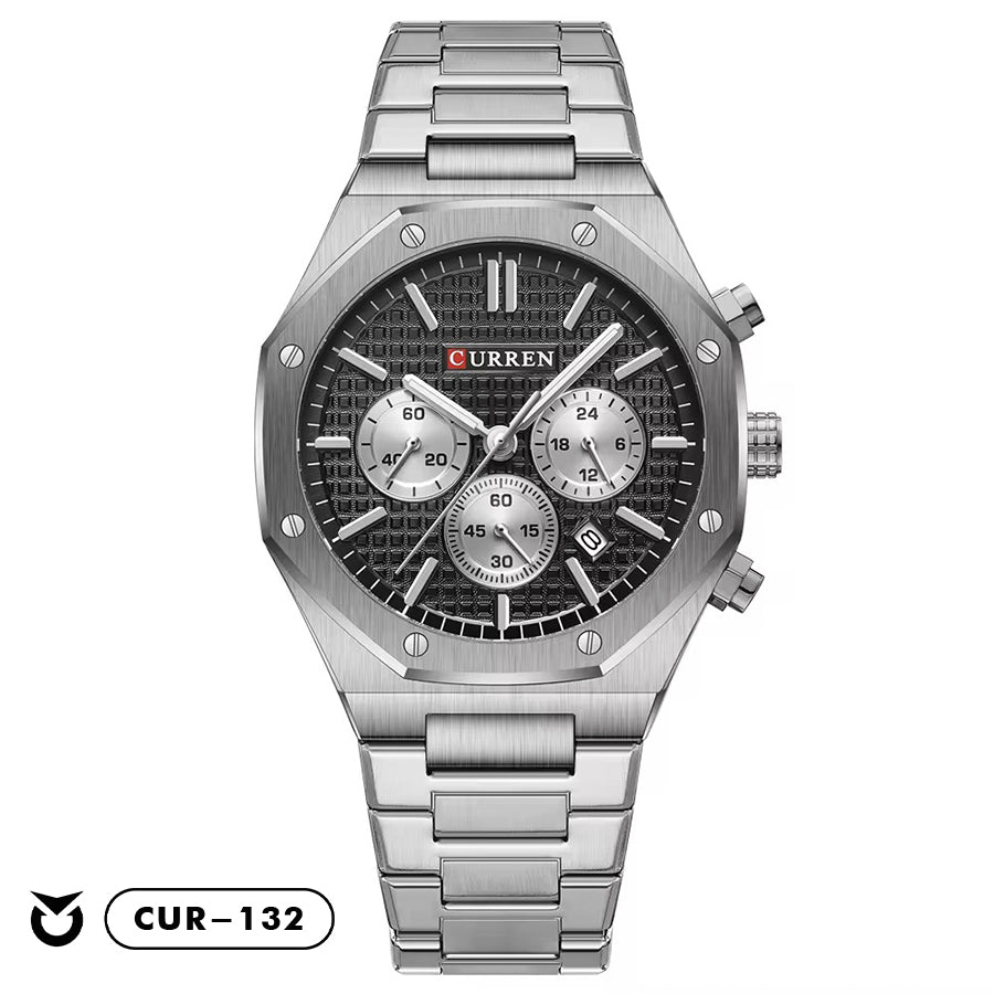 RELOJES CURREN ORIGINAL ELEGANTE PLATEADO | CUR-132 | CUR-133 | CUR-134