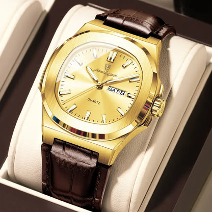 853 | RELOJ CASUAL POEDAGAR ORIGINAL PLATEADO/NEGRO