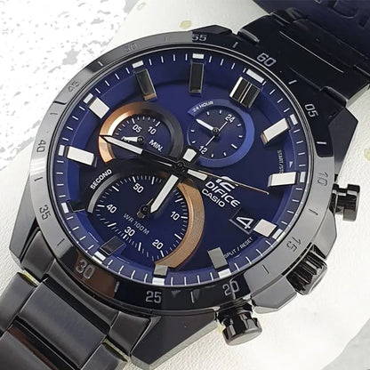 EFR-571 | RELOJ CASIO EDIFICE ORIGINAL ACERO AZUL ROJO PLATEADO NEGRO | EDI-OG-1, EDI-OG-35, EDI-OG-36, EDI-OG-37