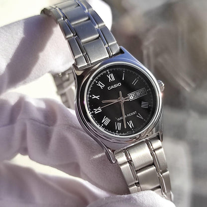 RELOJES CASIO ORIGINAL LTP-V006D-1BUDF PLATEADO | CAS-157