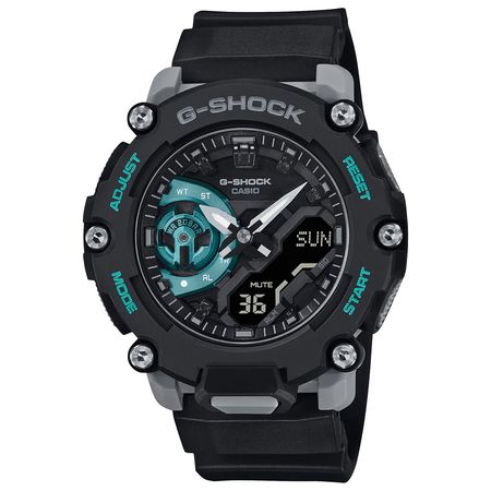 RELOJ G-SHOCK DUAL-MIX  BLACK & BLUE | GA-2200BB | G-S-322