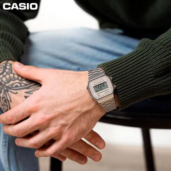 A168 | RELOJ CASIO ORIGINAL DE ACERO INOXIDABLE DIGITAL | CAS-272, CAS-146, CAS-149, CAS-148, CAS-150, CAS-147