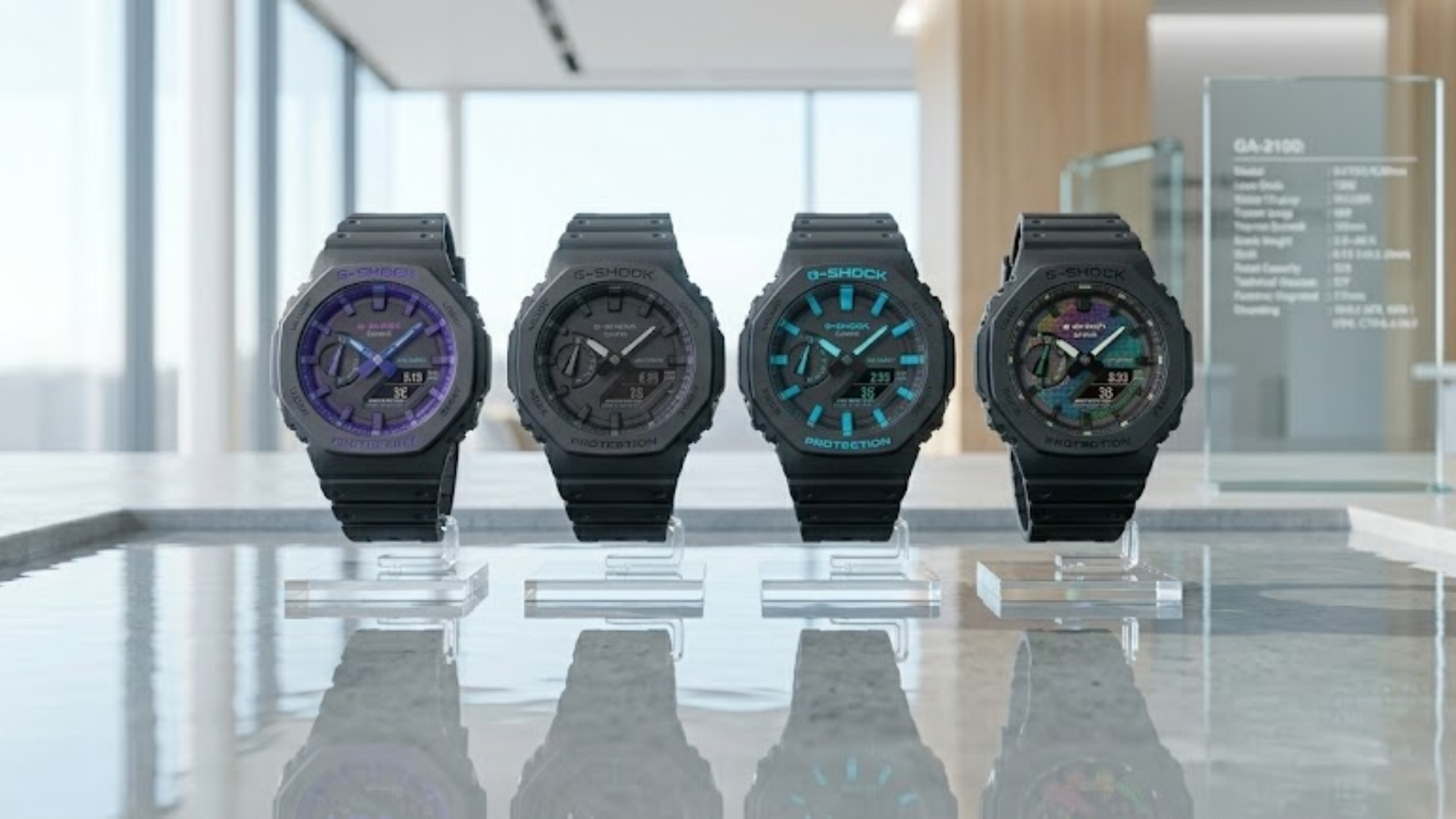 GA-2100 | RELOJ CASIO G-SHOCK ORIGINAL RESINA NEGRO