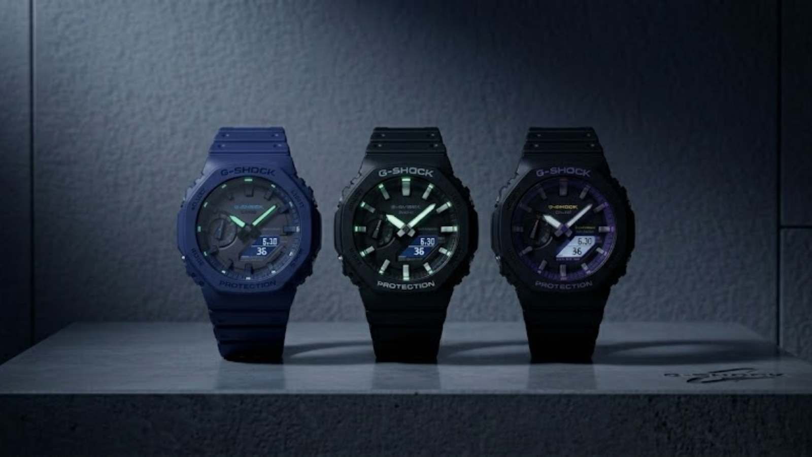 GA-2100 | RELOJ CASIO G-SHOCK ORIGINAL RESINA NEGRO/AZUL | OG-S-59, OG-S-104, OG-S-106