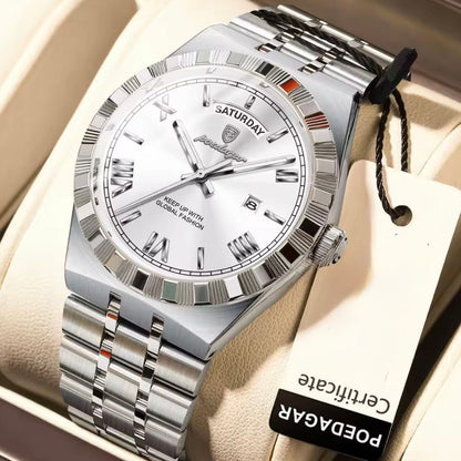 RELOJ POEDAGAR ORIGINAL - ELEGANTE PLATEADO | POE-52