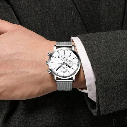 RELOJ ORIGINAL HANNAH MARTIN - CASUAL Y ELEGANTE - PLATEADO | HAN - 102